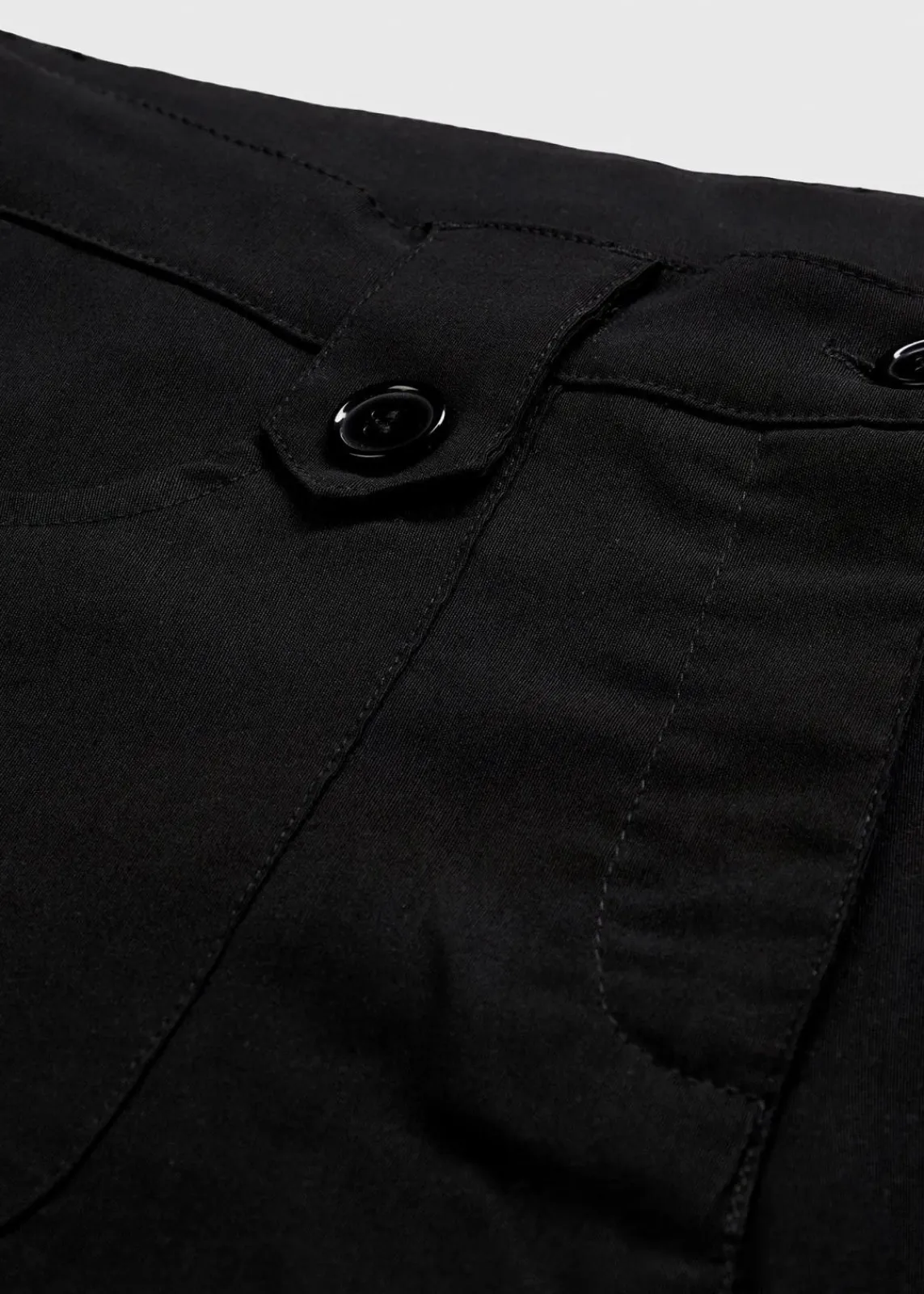 bonprix Kurzgrößen|Bekleidung·Kleider^Bengalin-Stretch-Hose mit Bequembund schwarz