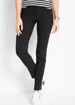 bonprix Bekleidung·Kleider|Hosen^Bengalin-Stretch-Hose, Straight schwarz