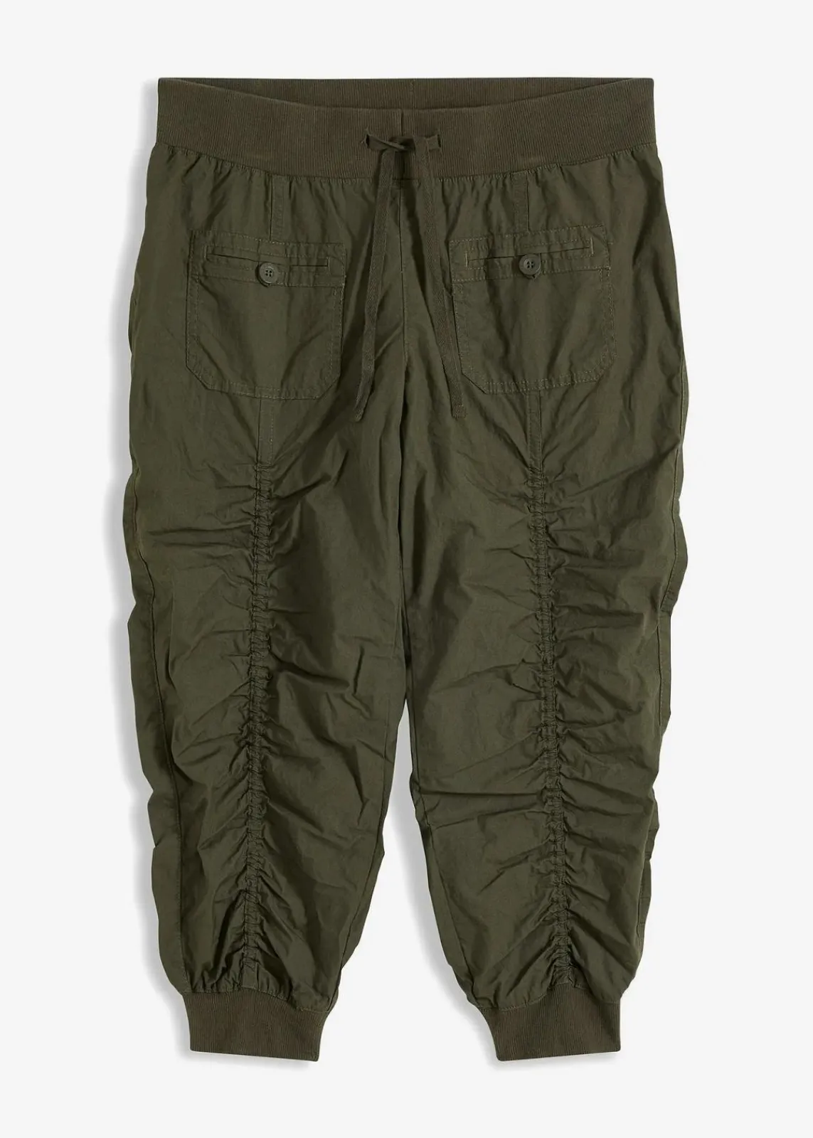 bonprix Bekleidung·Kleider|Hosen^Bequeme Capri-Hose oliv