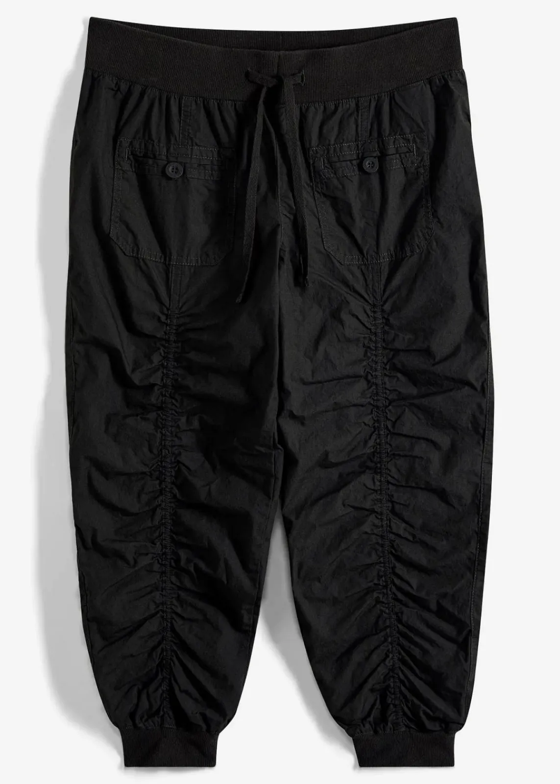 bonprix Hosen|Bekleidung·Kleider^Bequeme Capri-Hose schwarz