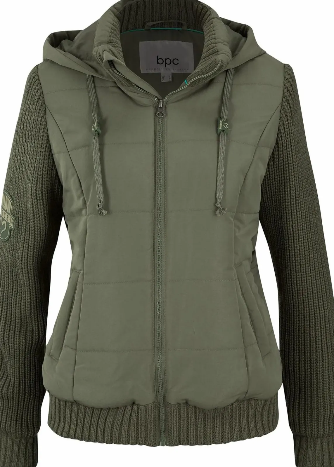 bonprix Jacken & Mäntel|Bekleidung·Hosen^Übergangsjacke oliv