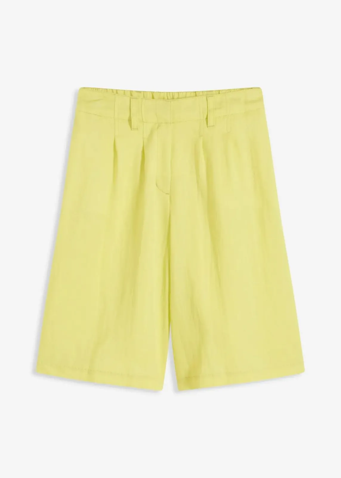 bonprix Hosen|Shorts^Bermuda aus softem Viskose-Mix zitrusgelb