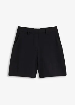 bonprix Bekleidung·Outdoorbekleidung|Bekleidung·Kleider^Bermuda Shorts mit Abnähern schwarz