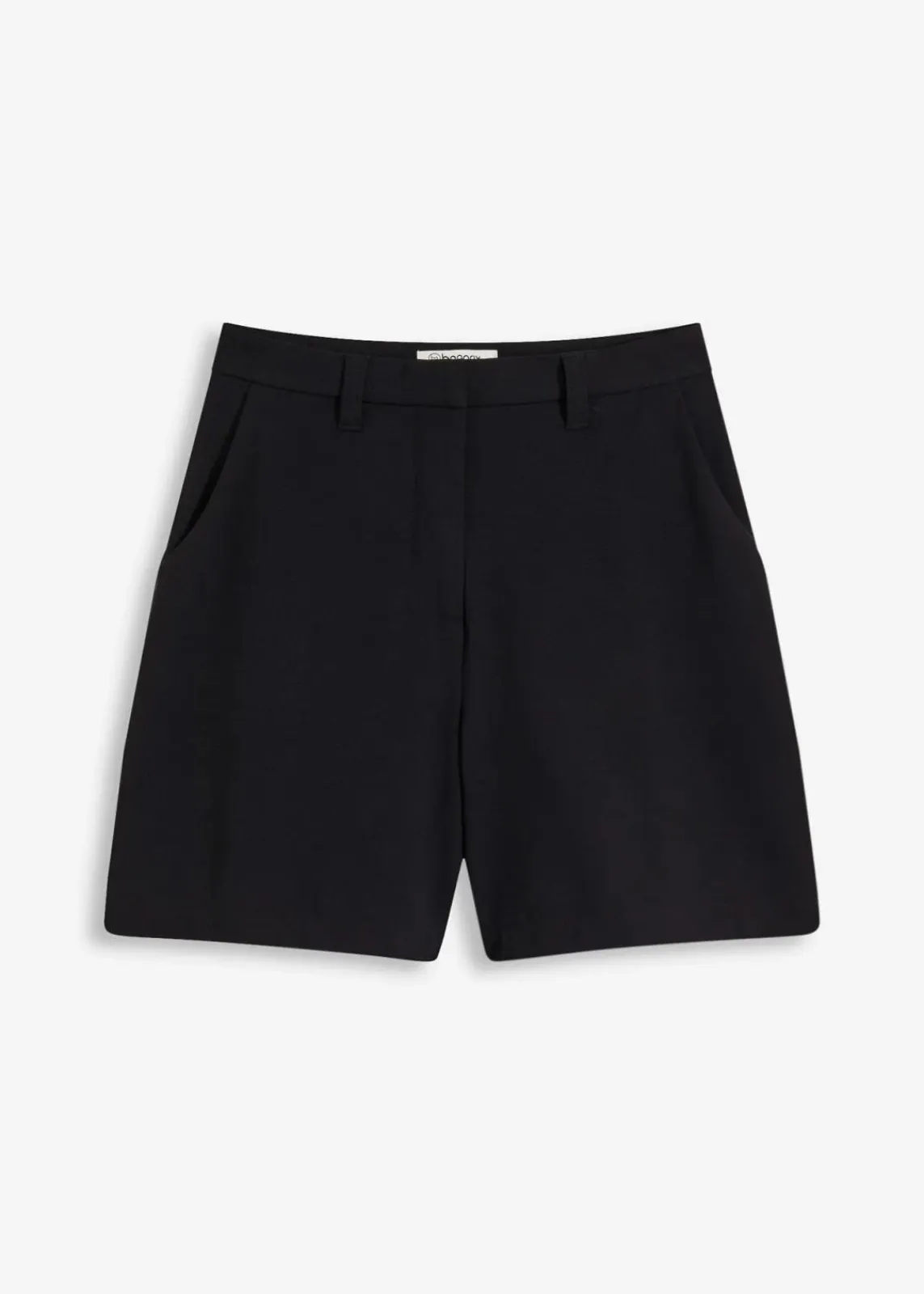 bonprix Bekleidung·Outdoorbekleidung|Bekleidung·Kleider^Bermuda Shorts mit Abnähern schwarz
