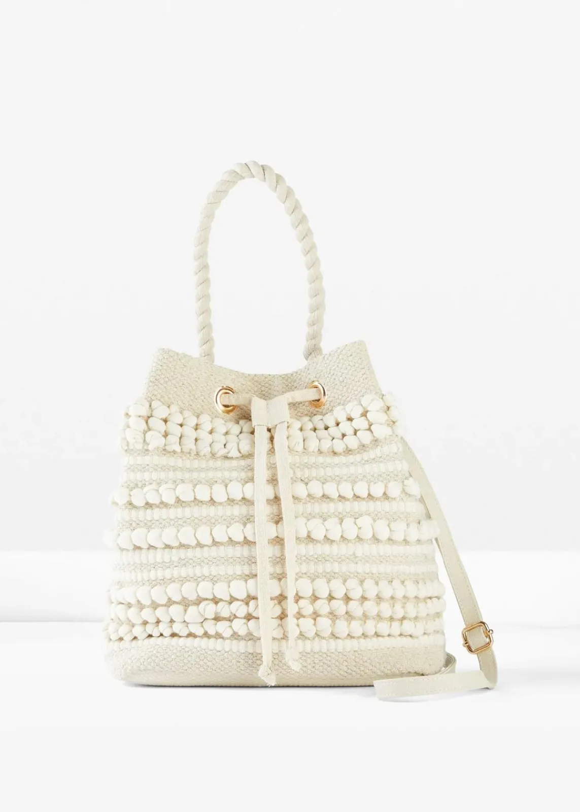 bonprix Taschen^Beuteltasche naturbeige
