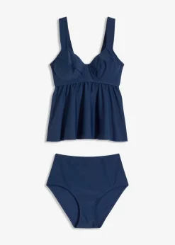 bonprix Nachhaltigere Materialien|Tankinis^Bügel Tankini (2-tlg.Set) tiefblau