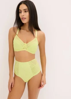 bonprix Große Cups D-H|Nachhaltigere Materialien^BH mit Bügel und zarter Spitze mintgrün