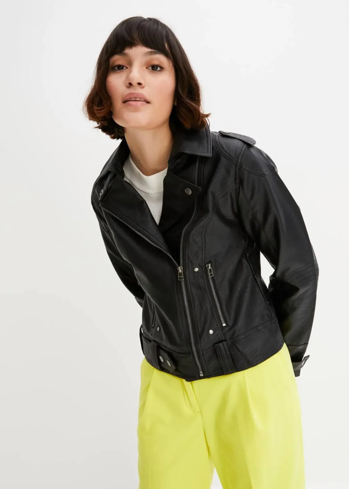 bonprix Jacken & Mäntel^Biker-Jacke schwarz