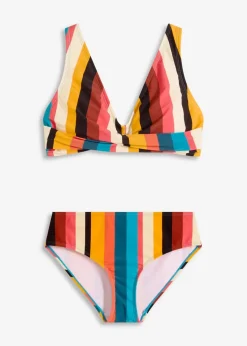 bonprix Nachhaltigere Materialien|Bikinis^Bikini (2-tlg.Set) bunt gestreift