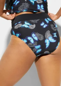 bonprix Nachhaltigere Materialien|Mix & Match^Bikinihose schwarz/blau