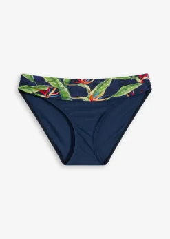 bonprix Nachhaltigere Materialien|Mix & Match^Bikinihose mit normalem Beinausschnitt dunkelblau floral