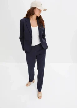 bonprix Blazer|Bekleidung·Basics^Blazer dunkelblau