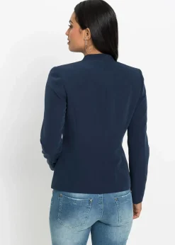 bonprix Kurzgrößen|Bekleidung·Basics^Blazer dunkelblau