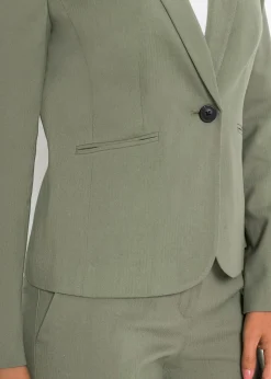 bonprix Kurzgrößen|Bekleidung·Basics^Blazer oliv
