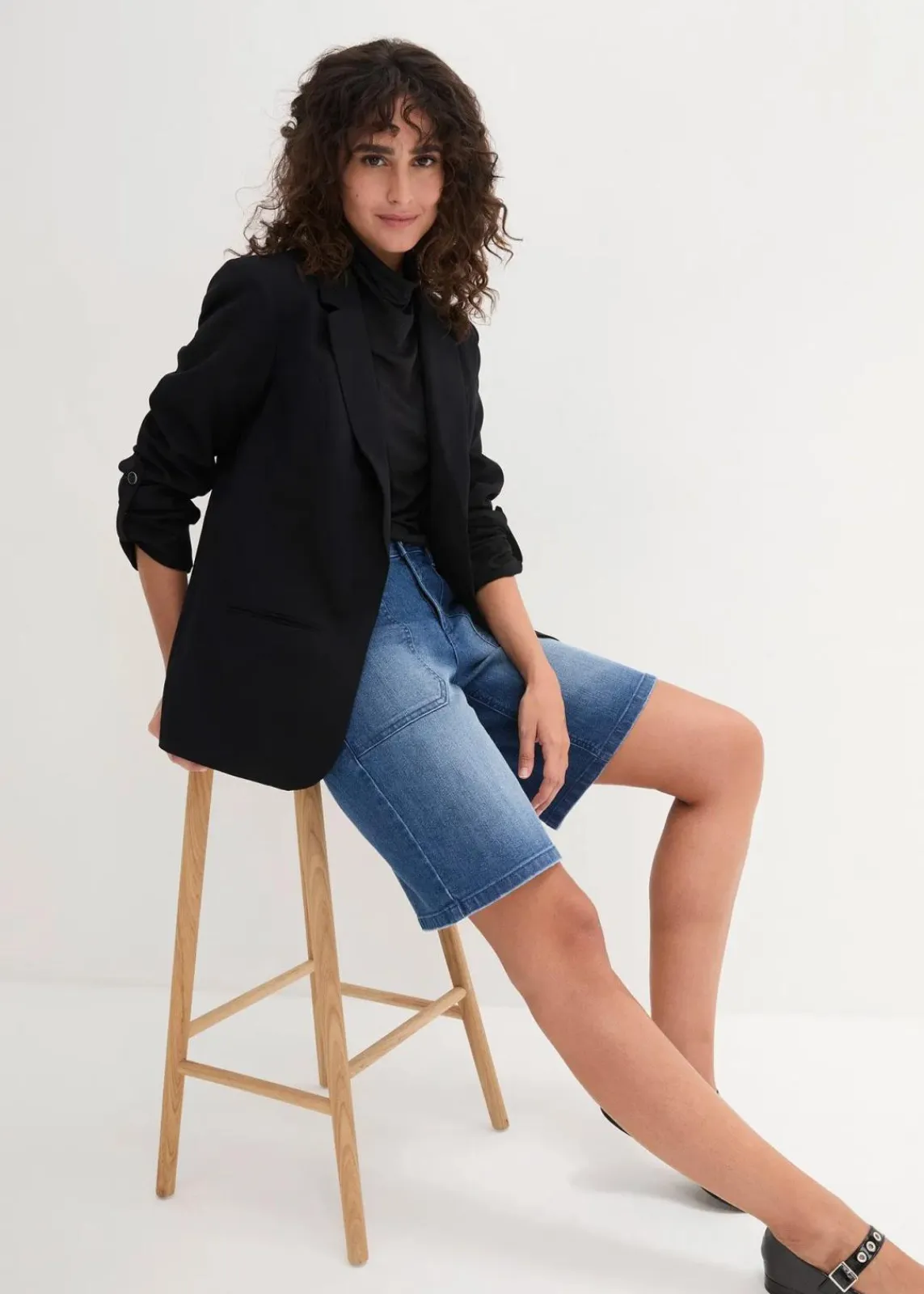 bonprix Bekleidung·Basics|Blazer^Blazer schwarz