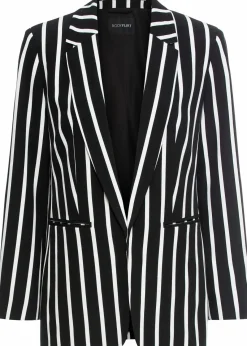 bonprix Bekleidung·Basics|Blazer^Blazer schwarz/wollweiß gestreift