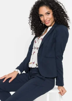 bonprix Blazer|Kurzgrößen^Blazer dunkelblau