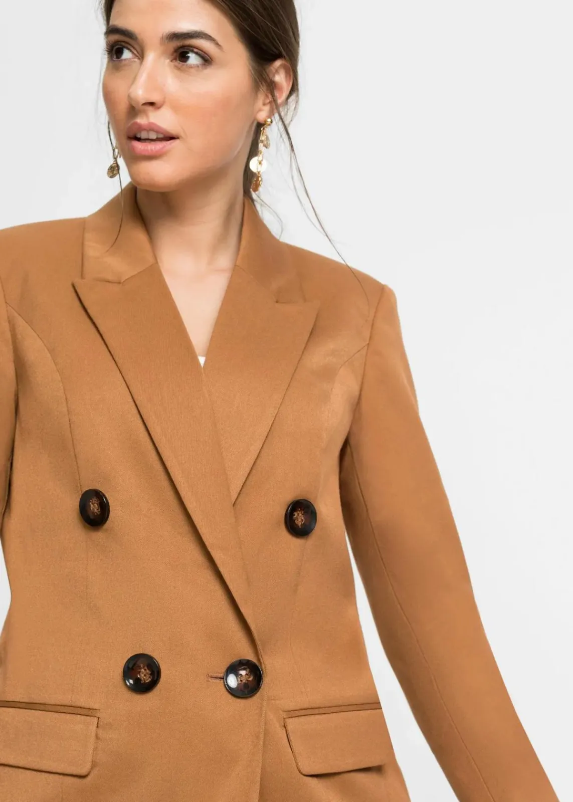 bonprix Blazer|Bekleidung·Basics^Blazer cognac