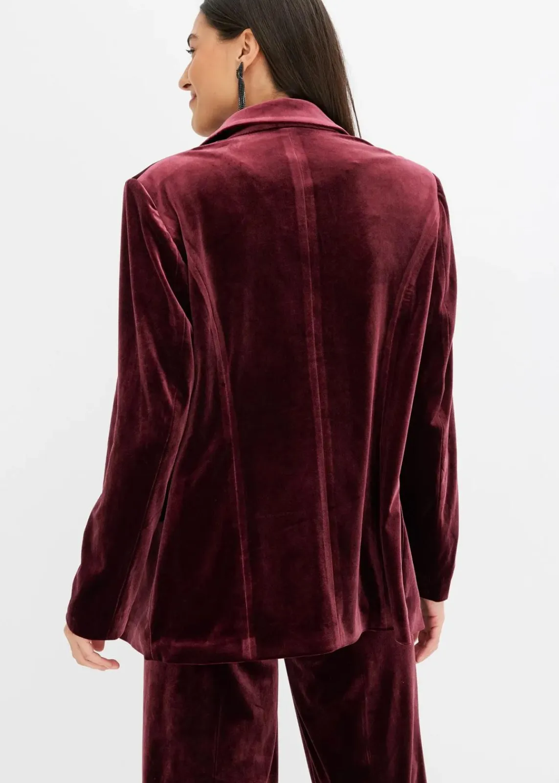 bonprix Blazer|Zweiteiler & Sets^Blazer aus softem Samt ahornrot
