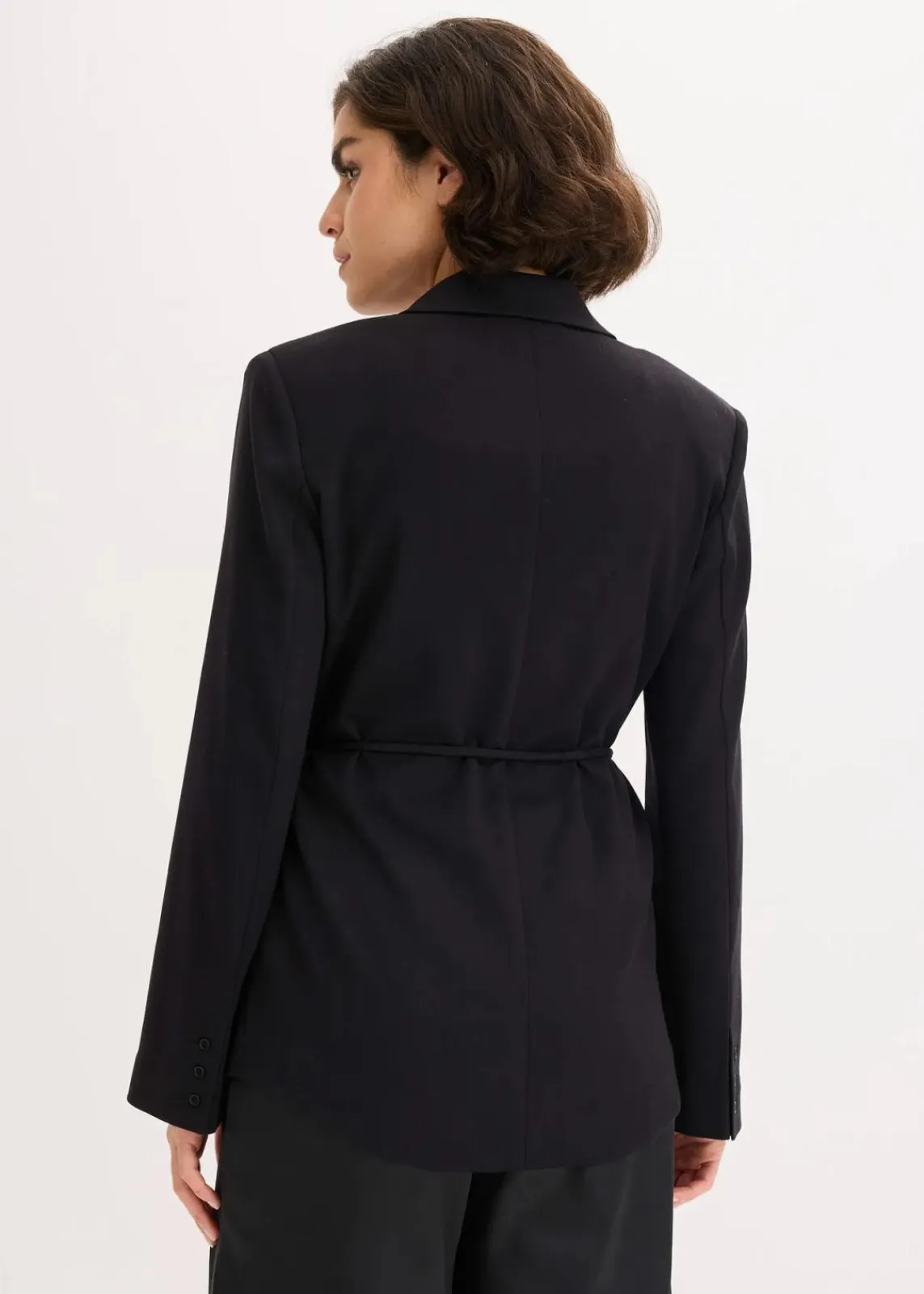 bonprix Blazer|Bekleidung·Basics^Blazer aus Viskose-Mix schwarz