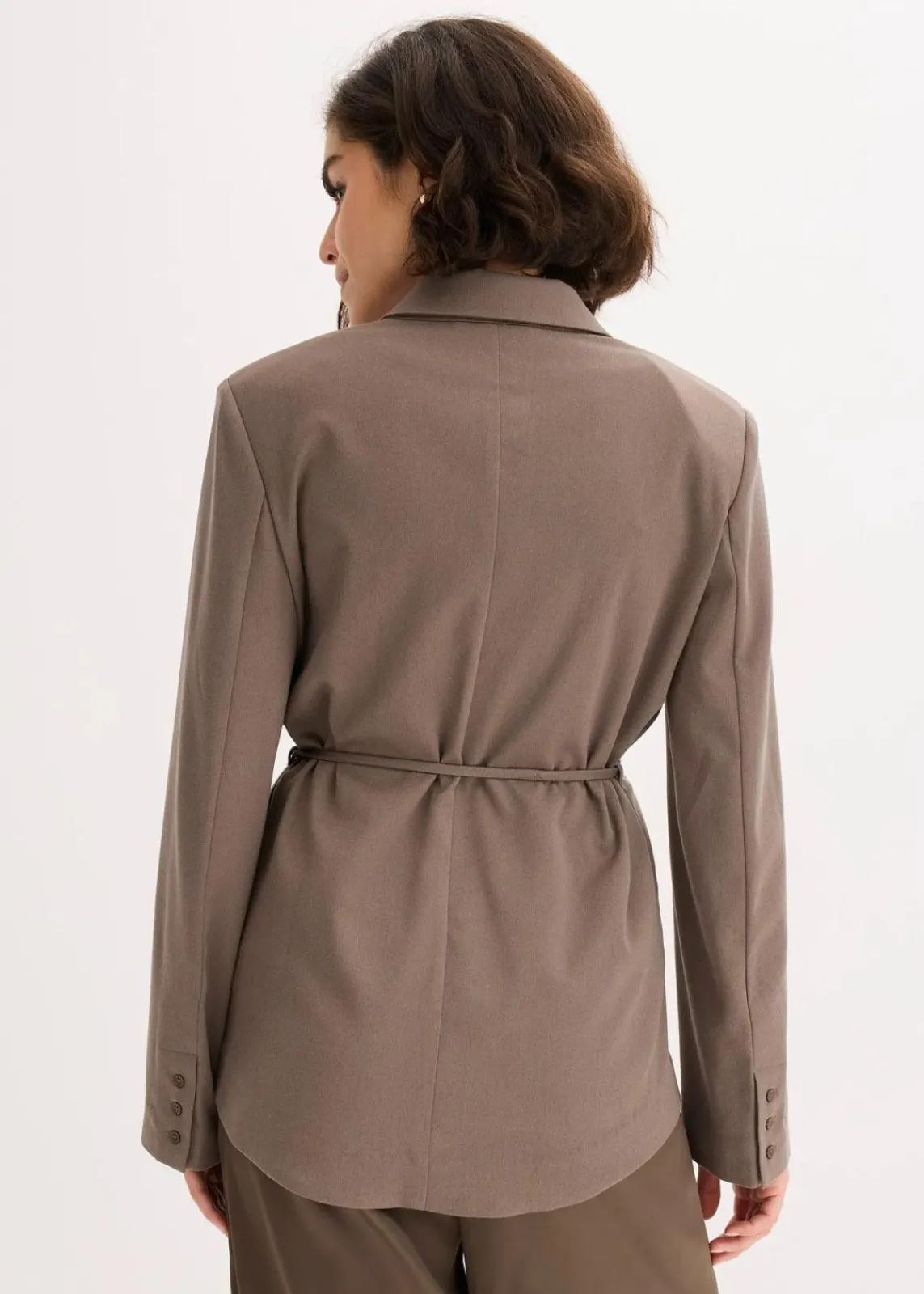 bonprix Bekleidung·Basics|Blazer^Blazer aus Viskose-Mix oliv