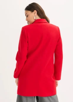 bonprix Bekleidung·Hosen^Blazermantel salsarot