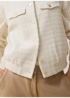 bonprix Bekleidung·Hosen|Jacken & Mäntel^Blazerweste mit Wollanteil naturbeige