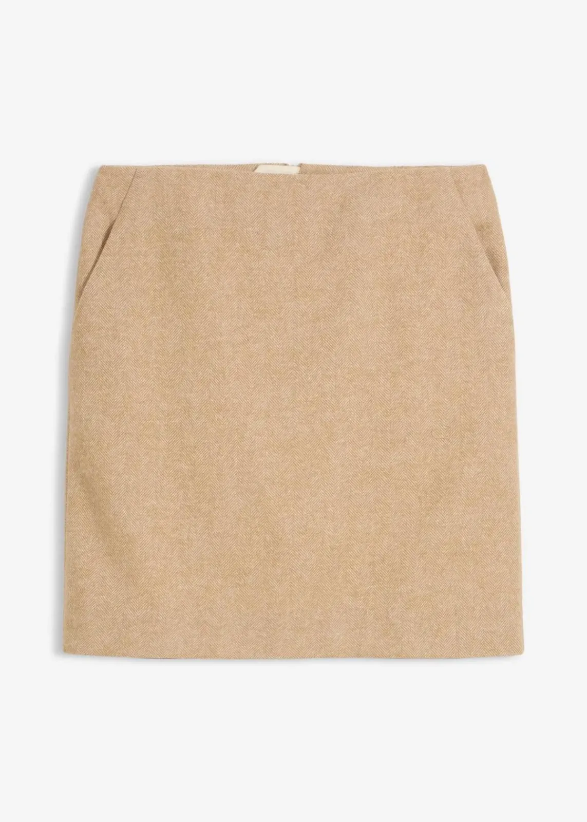 bonprix Bekleidung·Sportbekleidung|Nachhaltigere Materialien^Bleistiftrock naturbeige meliert