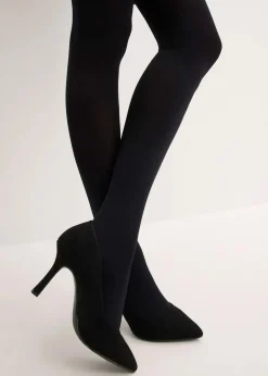 bonprix Wäsche·Socken & Strumpfhosen|Wäsche·Erotikwäsche^Blickdichte Ouvert-Strumpfhose 80den schwarz