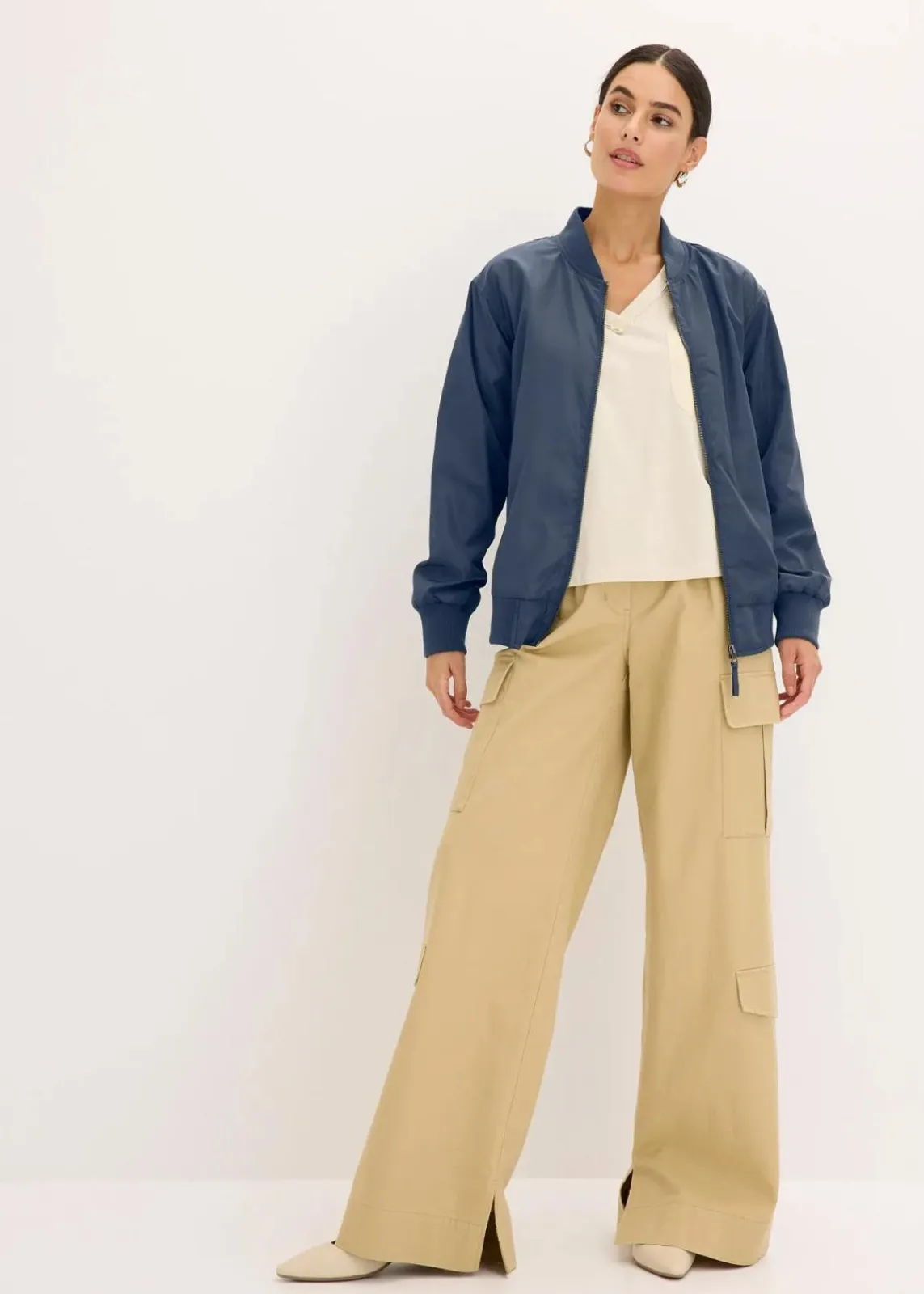 bonprix Jacken & Mäntel|Bekleidung·Hosen^Blouson dunkelblau