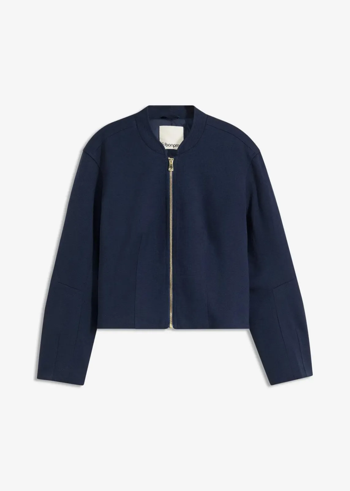 bonprix Jacken & Mäntel^Blouson aus softem Viskose-Mix dunkelblau