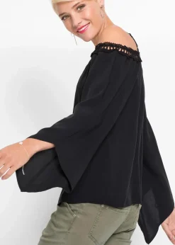 bonprix Blusen & Tuniken^Bluse schwarz