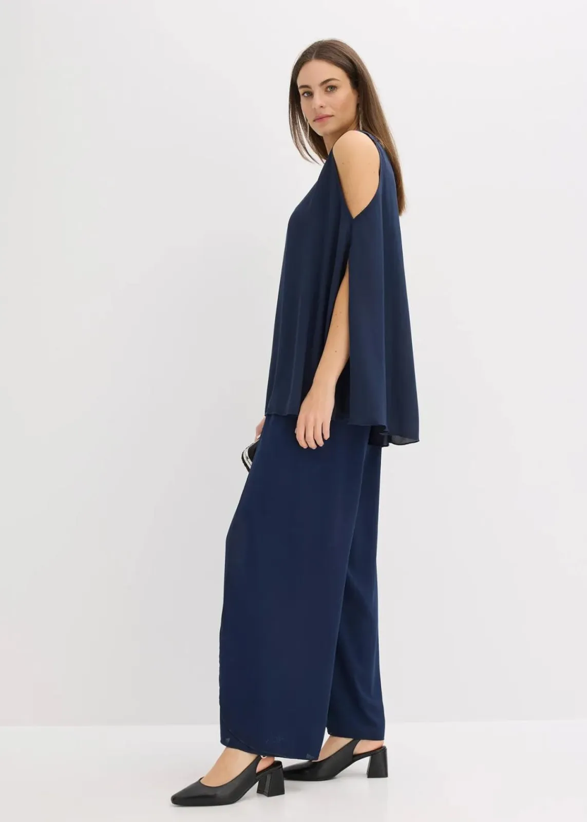 bonprix Festliche Mode|Blusen & Tuniken^Bluse dunkelblau