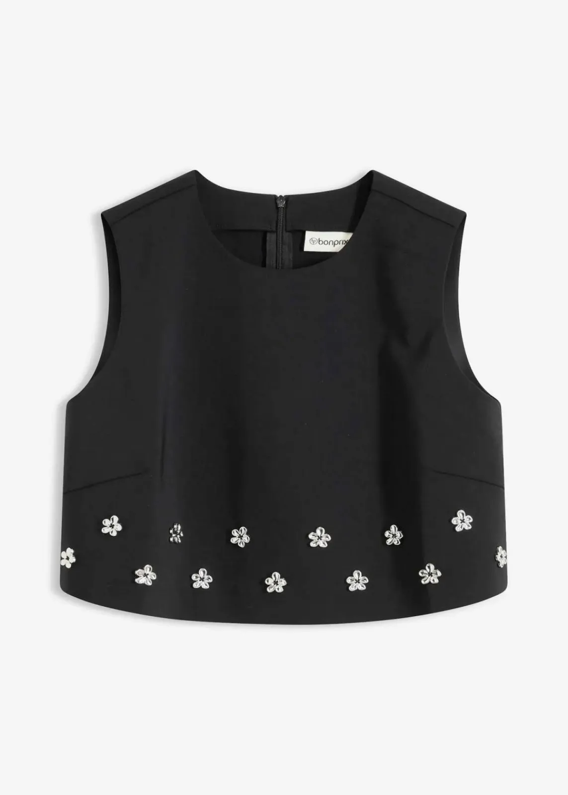 bonprix Bekleidung·Jacken & Mäntel|Blusen & Tuniken^Bluse aus Baumwolle schwarz