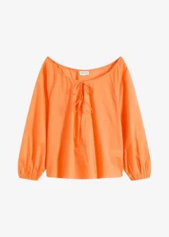 bonprix Blusen & Tuniken|Bekleidung·Jacken & Mäntel^Bluse aus reiner Bio-Baumwolle mango