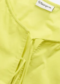 bonprix Bekleidung·Jacken & Mäntel|Blusen & Tuniken^Bluse aus reiner Bio-Baumwolle zitrusgelb