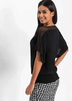 bonprix Nachhaltigere Materialien|Blusen & Tuniken^Bluse aus reiner Viskose schwarz