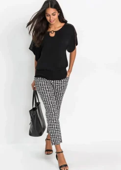 bonprix Nachhaltigere Materialien|Blusen & Tuniken^Bluse aus reiner Viskose schwarz
