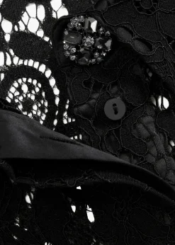 bonprix Bekleidung·Jacken & Mäntel|Blusen & Tuniken^Bluse aus Spitze schwarz