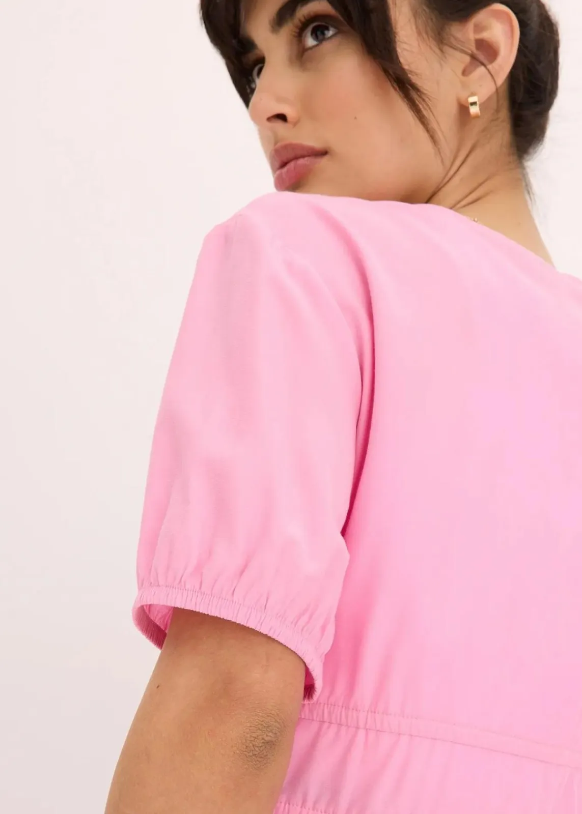 bonprix Bekleidung·Jacken & Mäntel|Blusen & Tuniken^Bluse mit Schleifen rosa