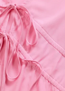 bonprix Bekleidung·Jacken & Mäntel|Blusen & Tuniken^Bluse mit Schleifen rosa