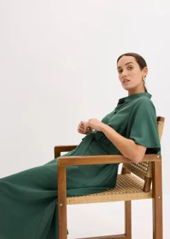 bonprix Nachhaltigere Materialien|Kleider^Blusenkleid schattengrün