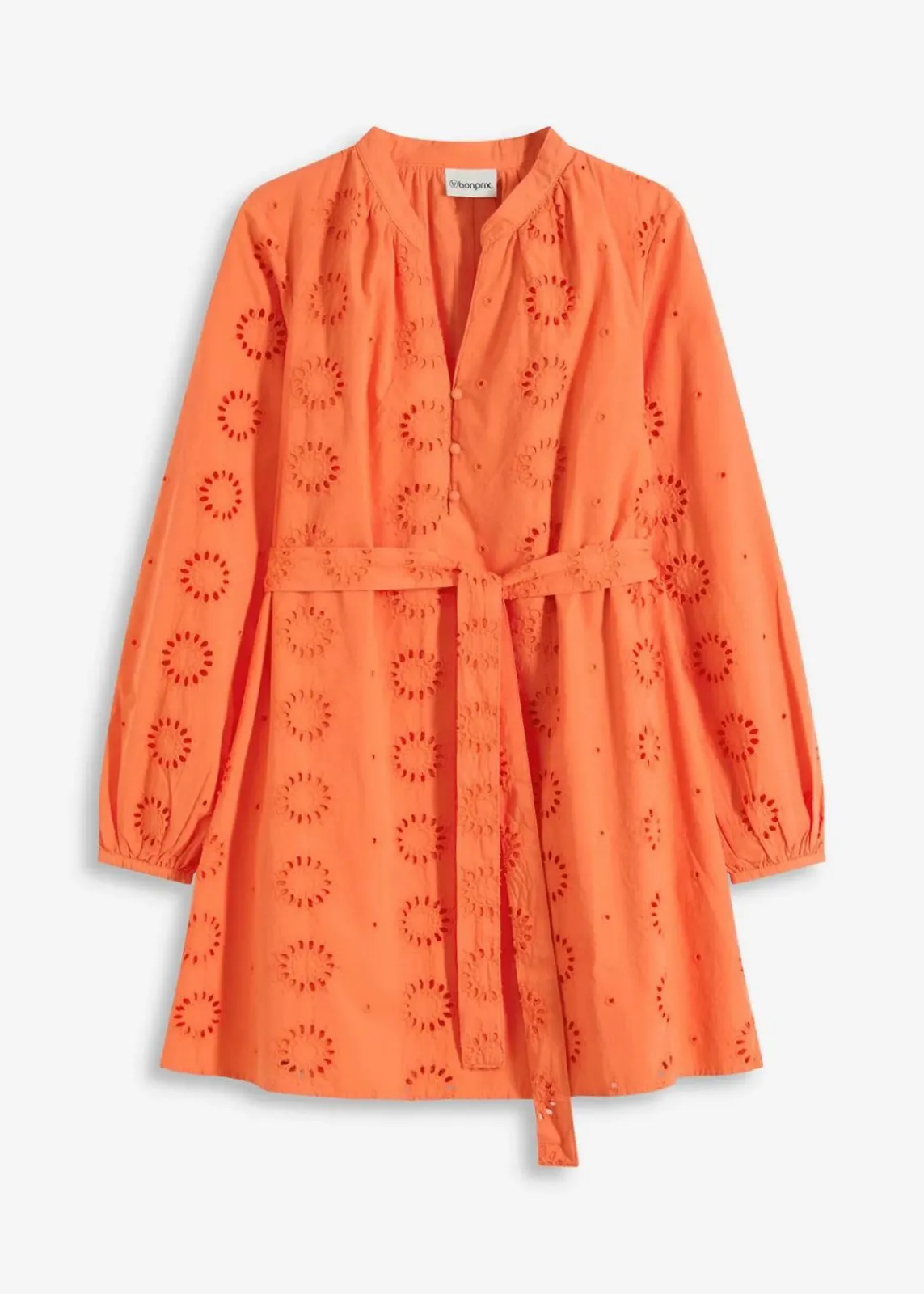 bonprix Bekleidung·Pullover & Strickjacken|Kleider^Blusenkleid aus reiner Bio-Baumwolle mango