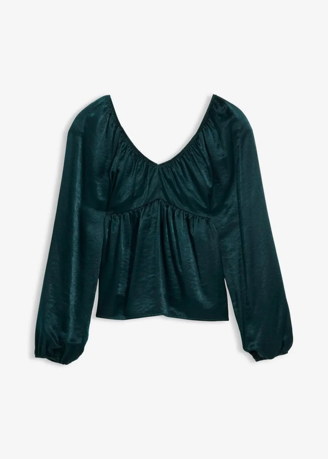 bonprix Nachhaltigere Materialien|Blusen & Tuniken^Blusenshirt tiefgrün