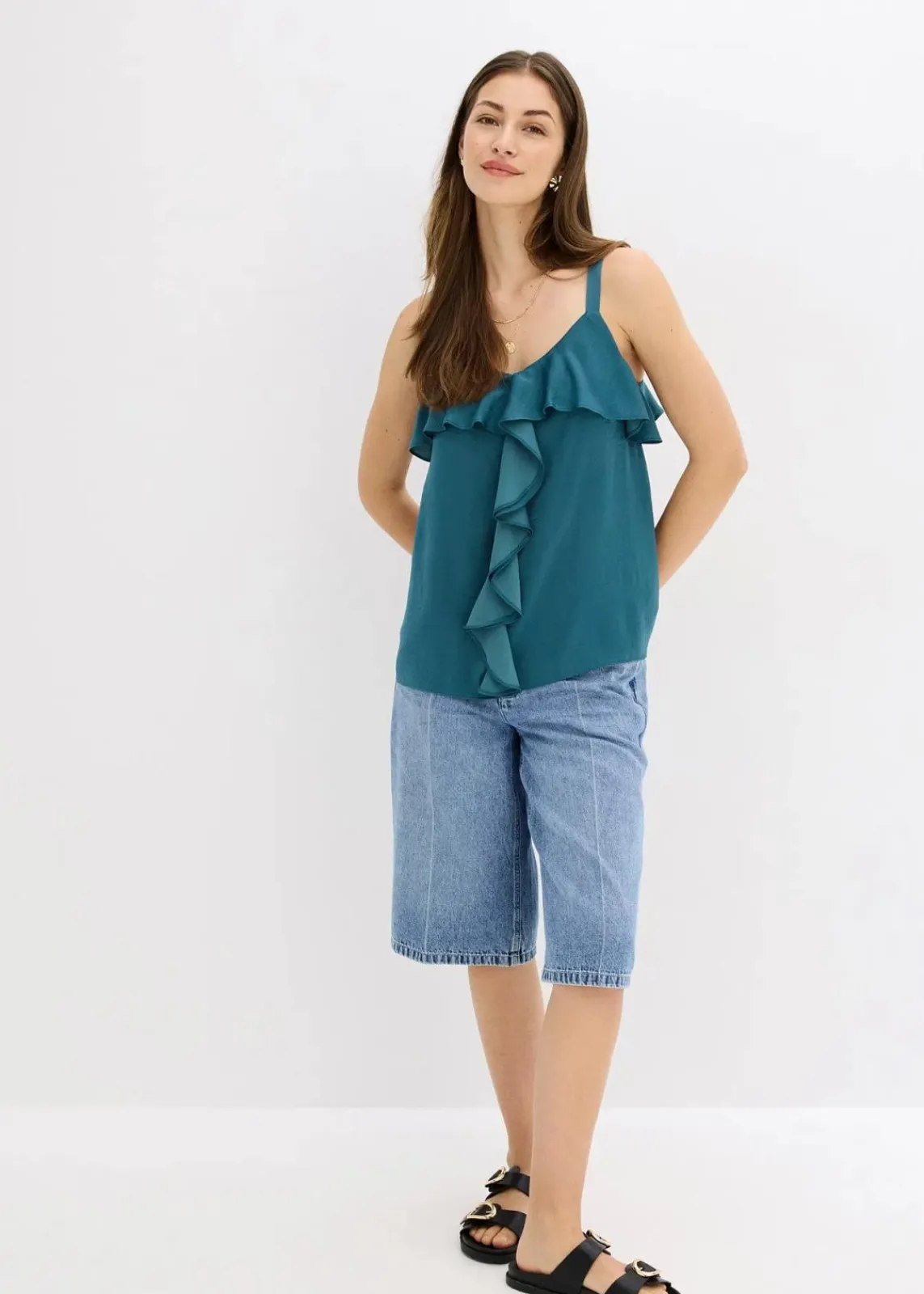 bonprix Shirts & Tops|Blusen & Tuniken^Blusentop pfeffergrün