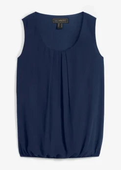 bonprix Bekleidung·Jacken & Mäntel|Blusen & Tuniken^Blusentop dunkelblau