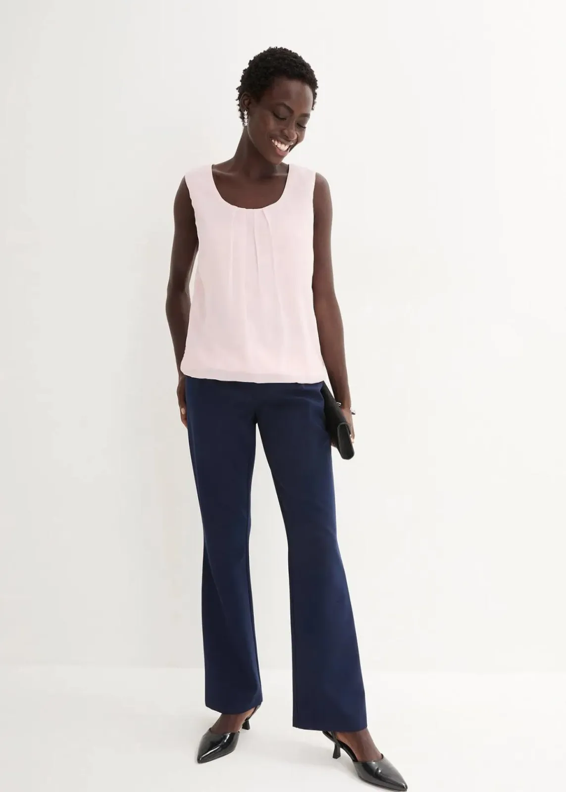 bonprix Nachhaltigere Materialien|Shirts & Tops^Blusentop zartrosa
