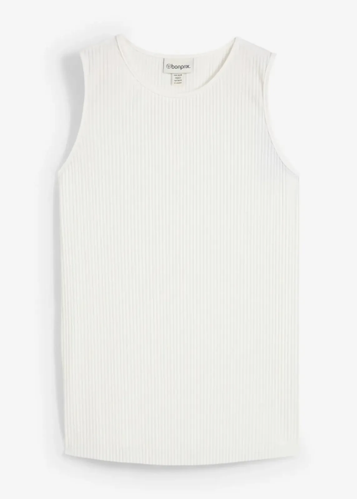 bonprix Bekleidung·Jacken & Mäntel|Blusen & Tuniken^Blusentop aus recyceltem Polyester wollweiß