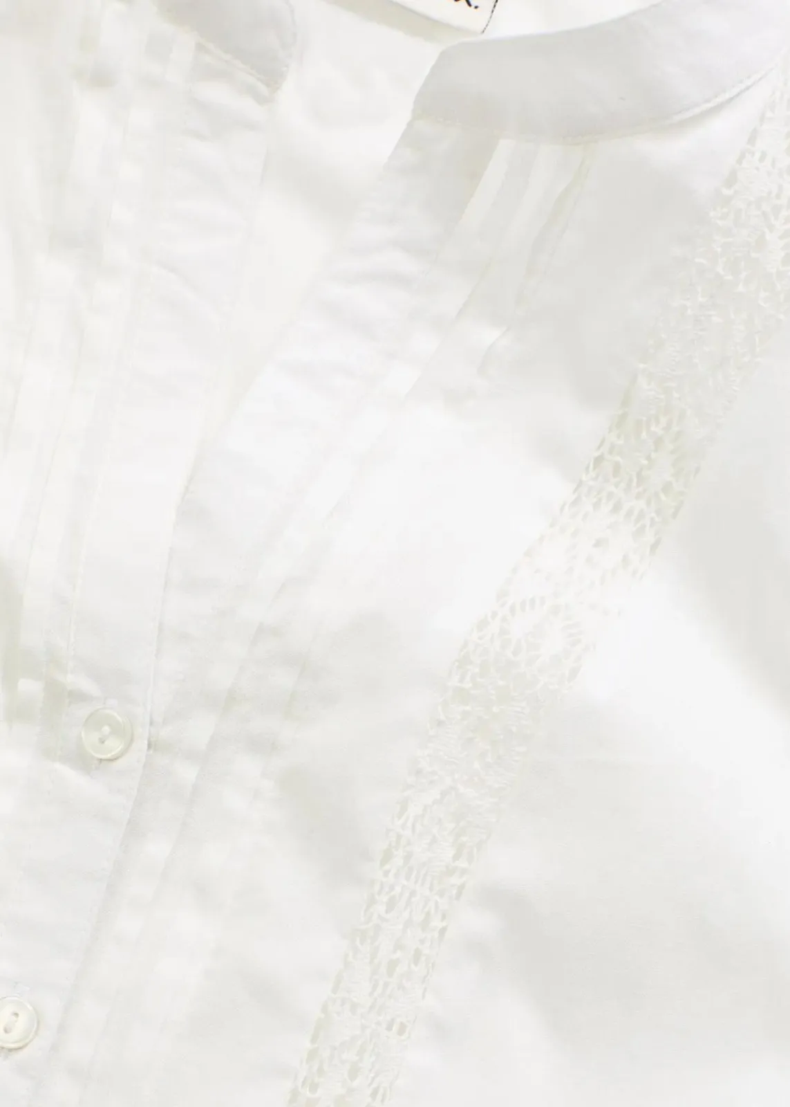 bonprix Blusen & Tuniken|Shirts & Tops^Blusentop aus reiner Baumwolle wollweiß