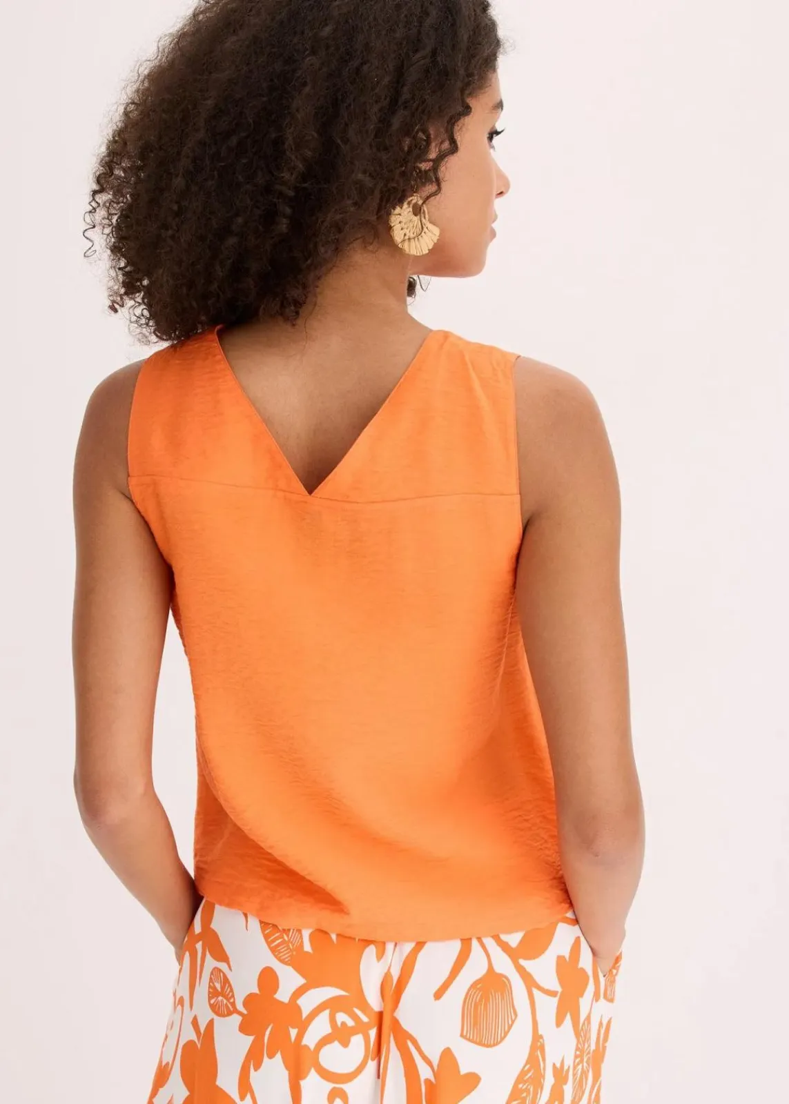 bonprix Bekleidung·Jacken & Mäntel|Blusen & Tuniken^Blusentop aus softem Viskose-Mix mango